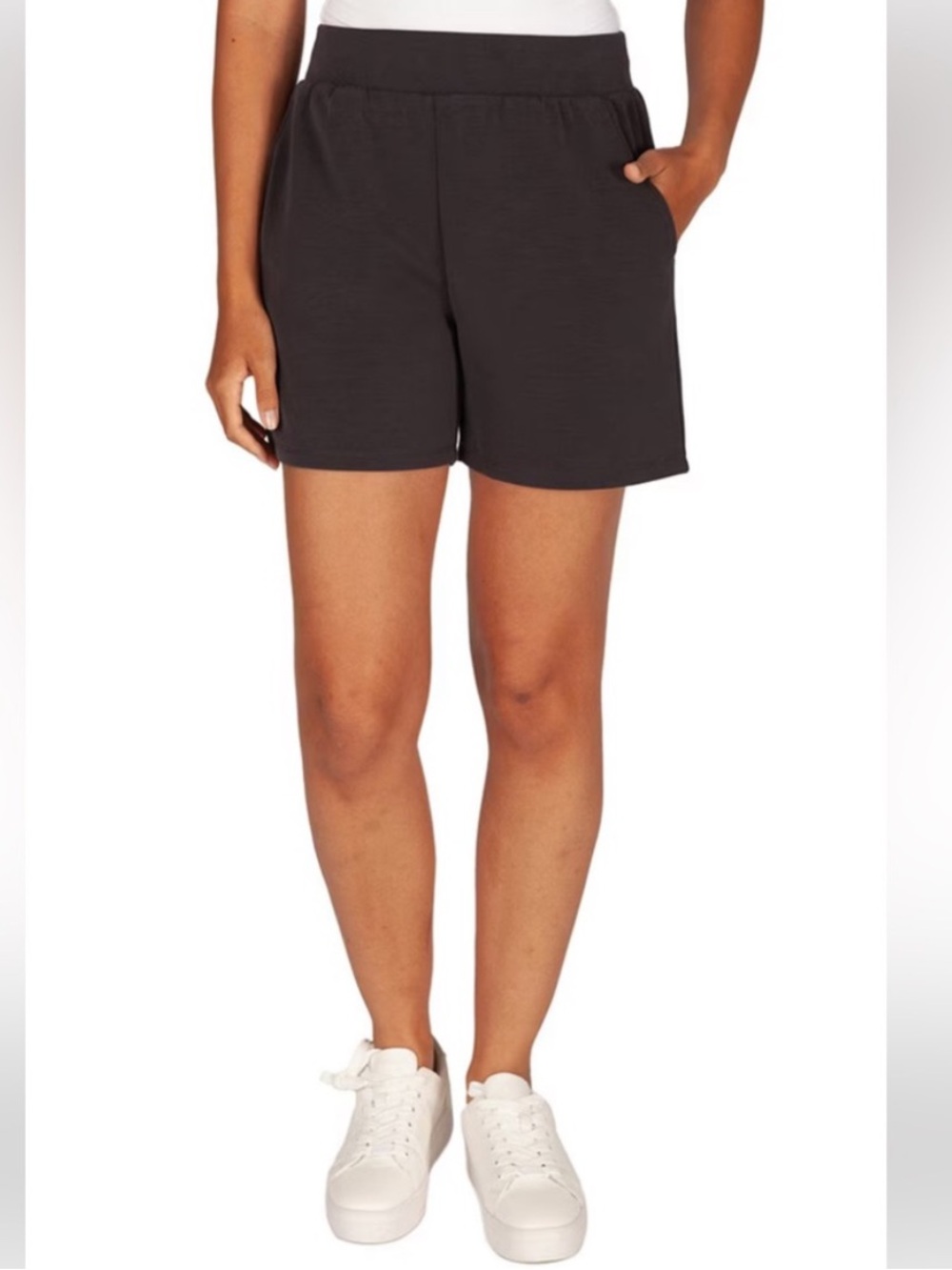☀️NWT Lazypants Stretch Luxe Shorts Gray Grey XS